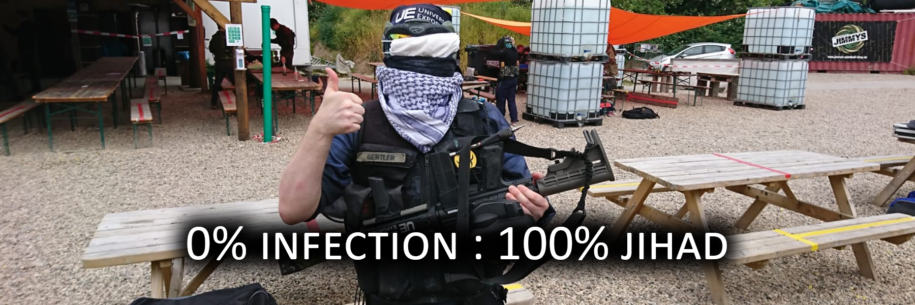 0% infection : 100% jihad
